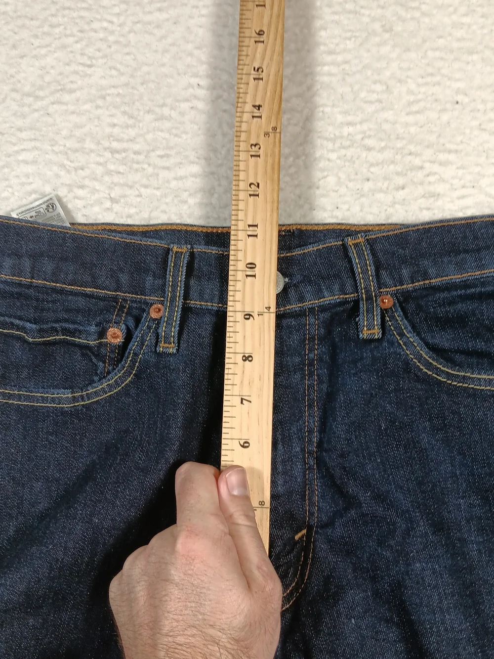 Levis 541 Jeans Mens 34x32 Blue Denim Athletic Fit Taper Dark Wash Stretch